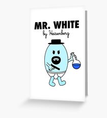 Mr White Greeting Card