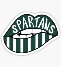 Spartans Lips Design Sticker