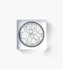 Donna Noble – Circular Gallifreyan Acrylic Block