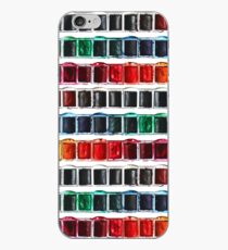 Multicolor fun watercolor paint artist pallet iPhone Case