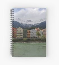 Innsbruck Inn view Spiral Notebook