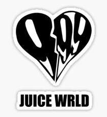 Juice WRLD - 999 Heart Sticker.