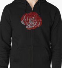 Juice WRLD all girls are the same rose Zipped Hoodie