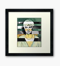 Matisse's Lady with a Turban" & Greta Garbo Framed Print