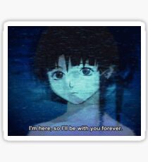 シリアルエクスペリメンツレイン - serial experiments lain Sticker