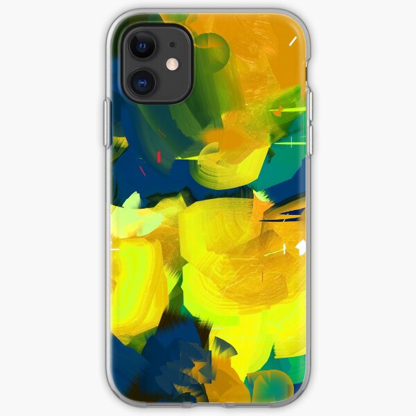 Summer #Abstract #Flowers iPhone Soft Case
