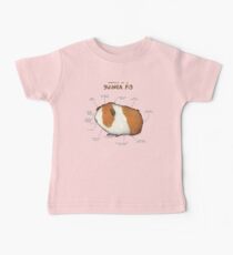 Camiseta para bebé Anatomía de un conejillo de Indias