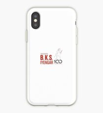 BKS Iyengar Official Centenary Year Logo - charity design iPhone Case
