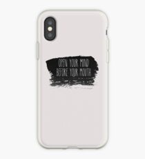 Erst denken dann sprechen iPhone-Hülle & Cover