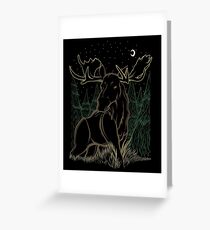 Canadian Bull Moose Greeting Card