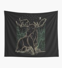 Canadian Bull Moose Wall Tapestry