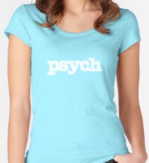 Psych Logo Women's Fitted Scoop T-Shirt