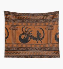 Hercules vs Hydra Wall Tapestry