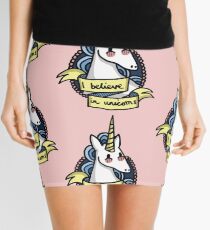 I Believe in Unicorns Mini Skirt