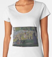 Georges Seurat - A Sunday Afternoon on the Island of La Grande Jatte Women's Premium T-Shirt