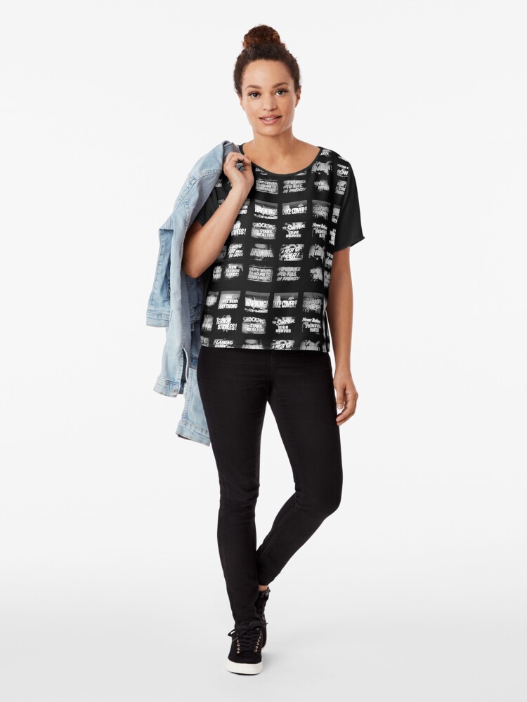 Vista alternativa de Blusa Total Terror