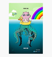 FrontEnd VS BackEnd Photographic Print