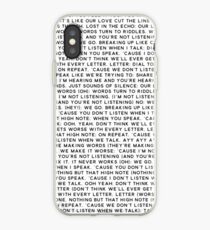Why Don’t We “Talk” Lyrics iPhone Case