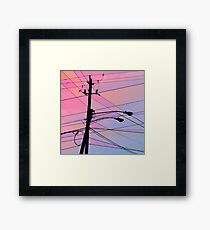 Wired Sky 2 Framed Print