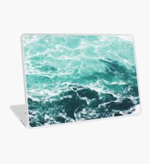 Blue Ocean Summer Beach Waves Laptop Skin