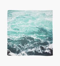 Blue Ocean Summer Beach Waves Scarf
