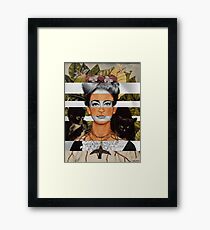 Frida Kahlo’s “Self Portrait” & Joan Crawford Framed Print