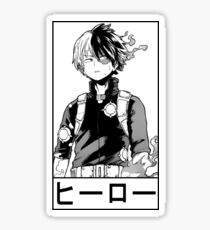 Todoroki Hero Logo v2 Sticker