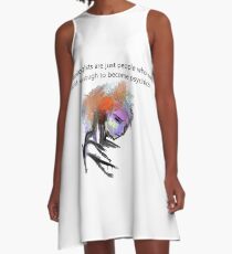 Psychologists are just people who were stupid enough to become psychics A-Line Dress