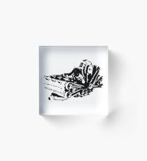 flat six forever Acrylic Block