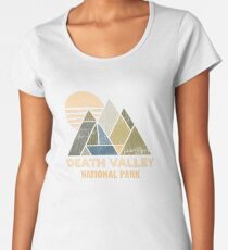 Camiseta premium para mujer Death Valley California, Nevada apenado