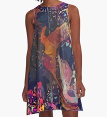 Abstract Without Warning A-Line Dress