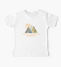 Rocky Mountain Colorado Distressed Baby Tee