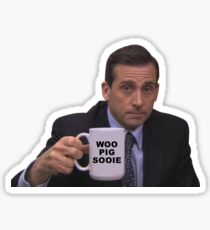 Woo Pig Sooie Arkansas Michael Scott Sticker