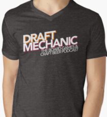 Draft Mechanic Logo Men's V-Neck T-Shirt