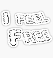 I Feel Free Sticker