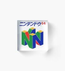 Bloque acrílico Japonés Nintendo 64