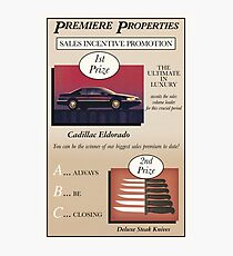 Glengarry Glen Ross Sales Poster Photographic Print
