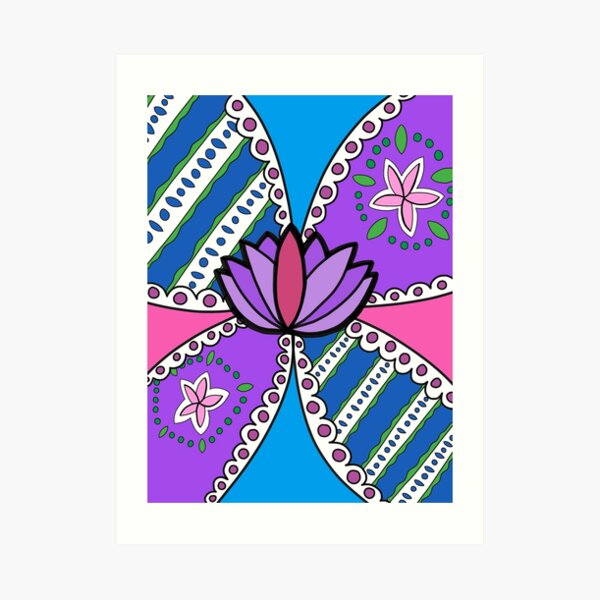 Lotus in Color Art Print