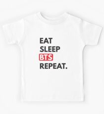 Eat Sleep BTS Repeat Kids Tee