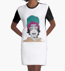 Wake Up Lil Xan Graphic T-Shirt Dress