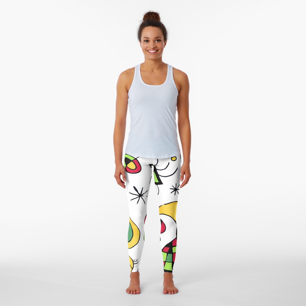 Joan Miro Peces De Colores (Colorful Fish ) Artwork for Posters Tshirts Prints Men Women Kids Leggings
