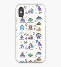 Meet me at my Happy Place Sticker Pattern iPhone Case