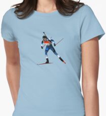 biathlon Women's Fitted T-Shirt
