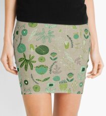 Forêt d'Émeraude beige #homedecor Minijupe