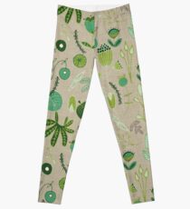 Forêt d'Émeraude beige #homedecor Leggings
