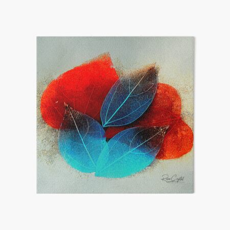 Hearts Overcome With The Blues Art Board Print