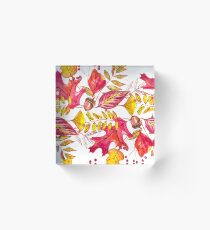 Autumn composition Acrylic Block