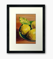 Lemons Framed Print