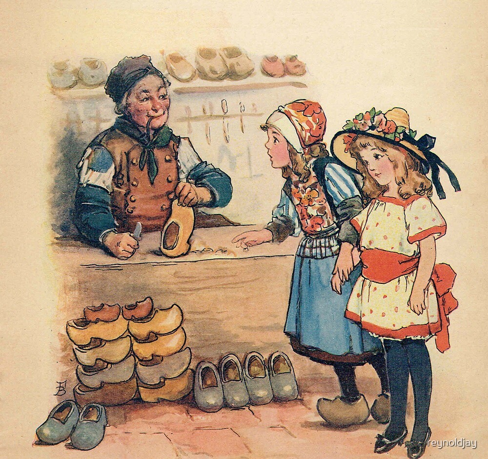 "The Little Wooden Shoe Maker" by reynoldjay Redbubble