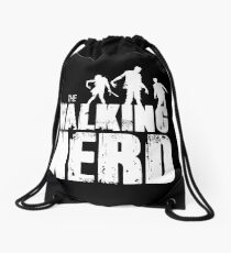 The walking nerd Drawstring Bag
